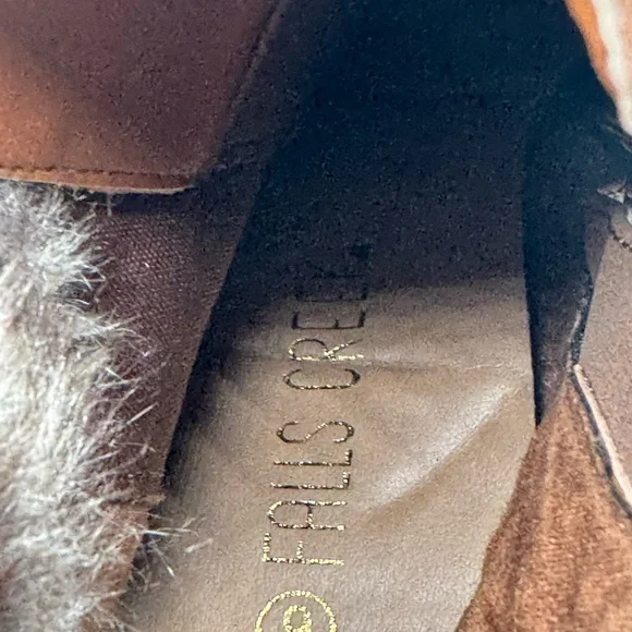 Falls Creek Women's Brown Ankle Boots size 9M NEW - Picture 9 of 9